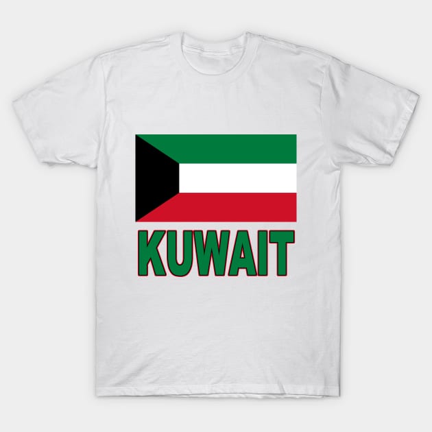 The Pride of Kuwait - Kuwaiti Flag Design T-Shirt by Naves